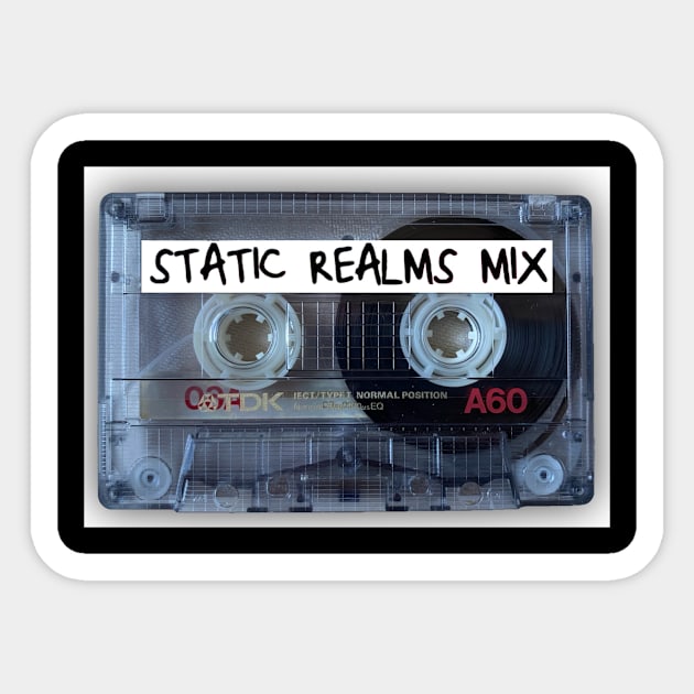 Static Realms Mixtape Sticker by Electrish